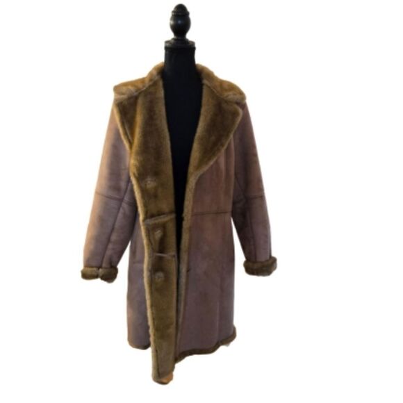 Urtex Penny LANE Faux Suede And Faux fur Jacket - Picture 1 of 5